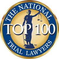 The National Trial Lawyers — Top 100 verified member badge