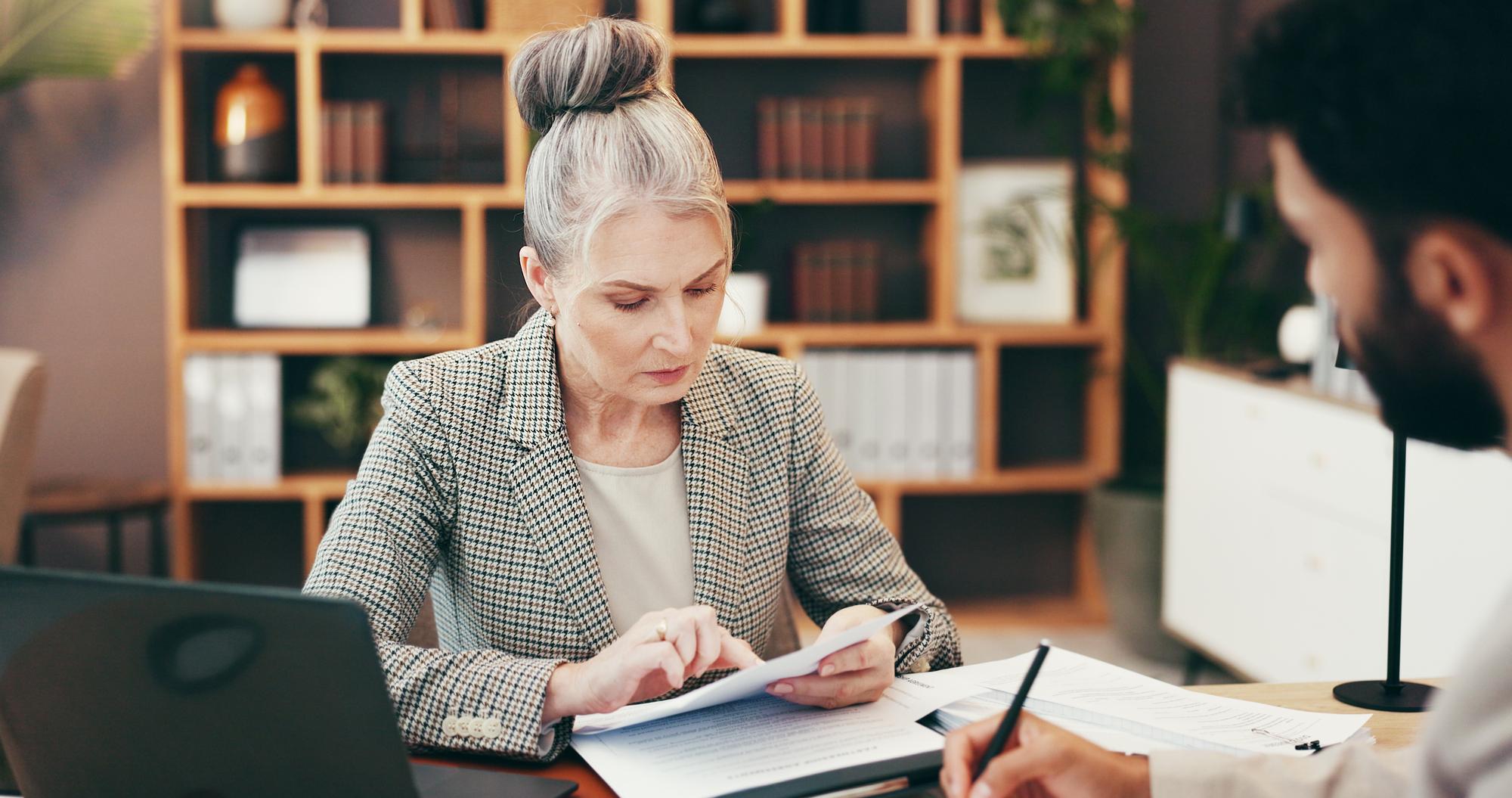 Roseville DUI accident attorney reviewing claim documents and filing deadlines with a client